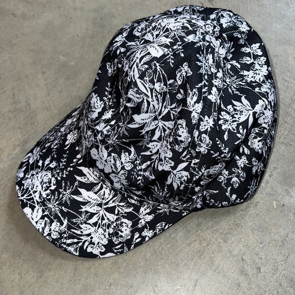Silhouette Floral Leaf Baseball Cap Nature Hat Vintage Plant Boho Earth Contrast - Picture 3 of 10